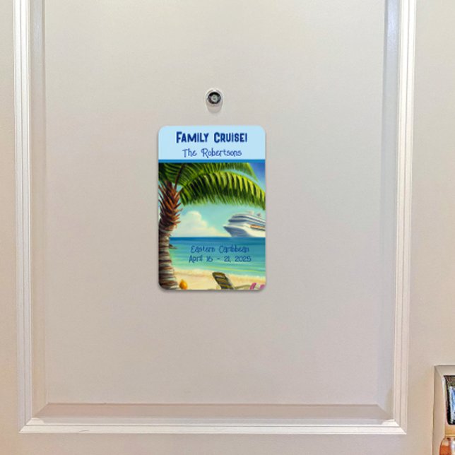 Personalized Cruise Ship Stateroom Door Magnet (Creator Uploaded)