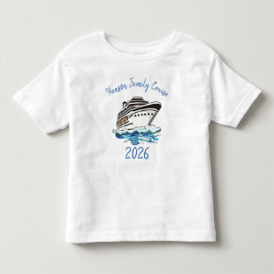 Personalized Cruise Ship Toddler T-shirt
