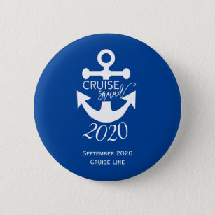 Personalized Cruise Squad Group Family Trip Button