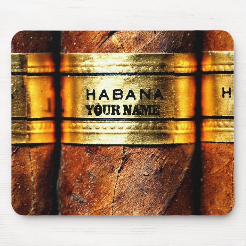 Personalized Cuban Cigars Habana Mousepad