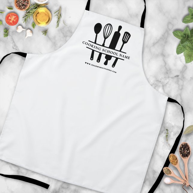 Personalized Culinary Cooking School Apron (Personalized Culinary Cooking School Apron)