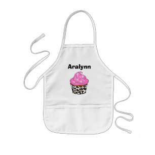 “Personalized Cupcake Apron” for Children Kids' Ap Apron