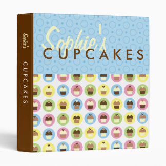 Personalized Cupcakes Recipie Binder