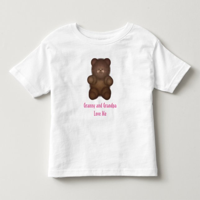 Personalized: Curly Bear T-Shirt (Front)