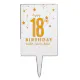 Personalized custom 18th birthday cake topper | Zazzle