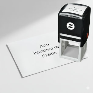 Personalized Custom 1.5" x 1.5" Self-inking Stamp