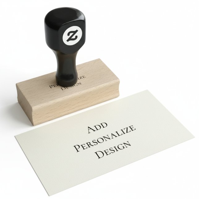 Personalized Custom 1.5" x 3" Rubber Stamp (Creator Uploaded)