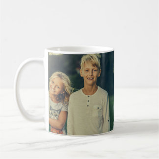 Personalized Custom 2 Photo Double Sided Coffee Mug