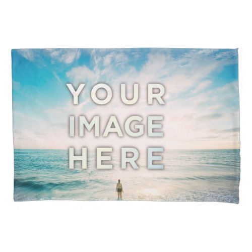 Personalized Custom 2 Photo Pillow Case