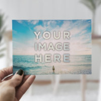 Personalized Custom 2 Photo Postcard