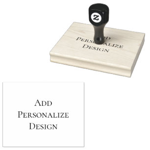 Personalized Custom 4.0" x 5.0" Rubber Stamp