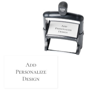 Personalized Custom 4.5" x 2.75" Self-inking Stamp