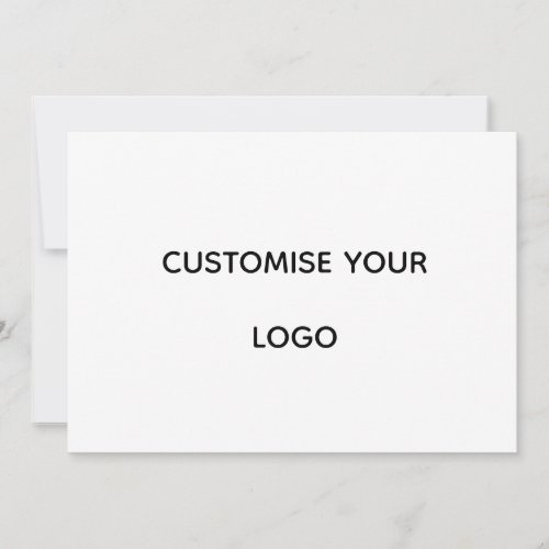 Personalized Custom 4.5" x 6.25" Flat Card