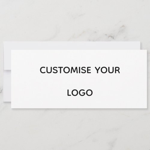 Personalized Custom 5" x 7" Flat Card