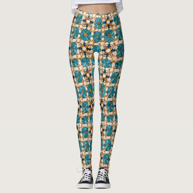 Personalized Custom All-Over-Print Leggings (Front)