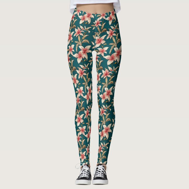 Personalized Custom All-Over-Print Leggings (Front)