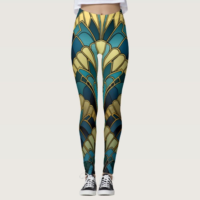 Personalized Custom All-Over-Print Leggings (Front)