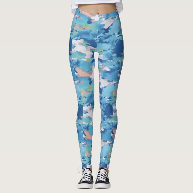 Personalized Custom All-Over-Print Leggings (Front)