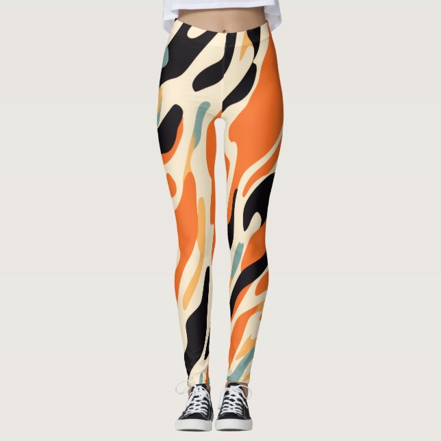 Personalized Custom All-Over-Print Leggings (Front)