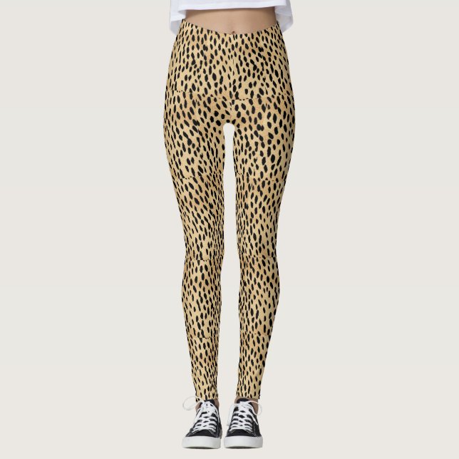 Personalized Custom All-Over-Print Leggings (Front)