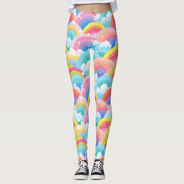Personalized Custom All-Over-Print Leggings (Front)