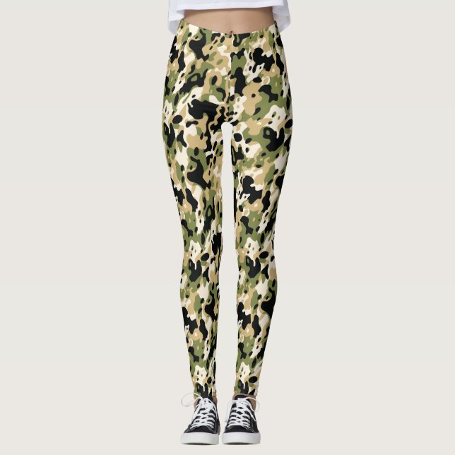 Personalized Custom All-Over-Print Leggings (Front)