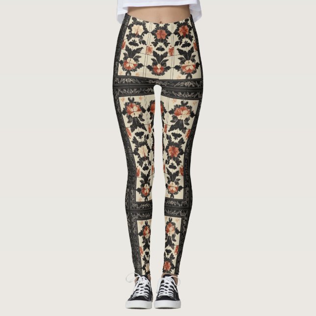 Personalized Custom All-Over-Print Leggings (Front)