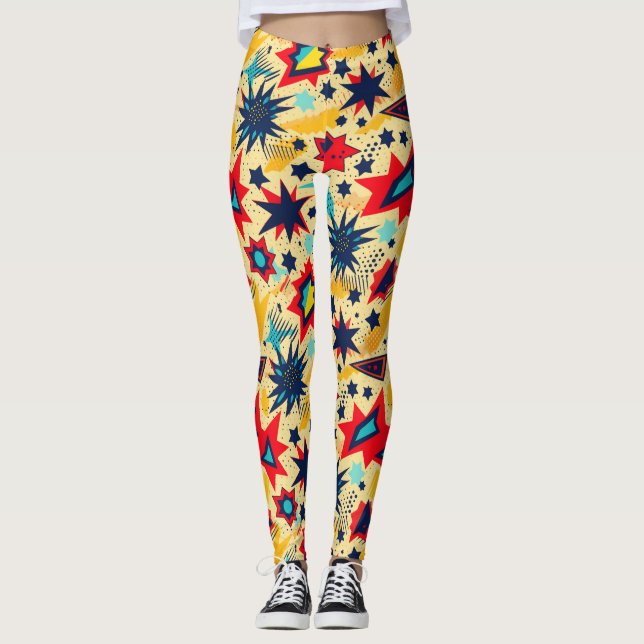 Personalized Custom All-Over-Print Leggings (Front)