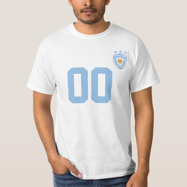 Personalized & Custom Argentina Sport Jersey T-Shi T-Shirt (Front)