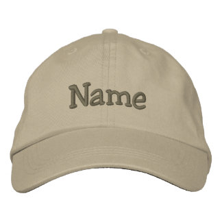 Personalized Custom Baseball Cap - text in 2 areas