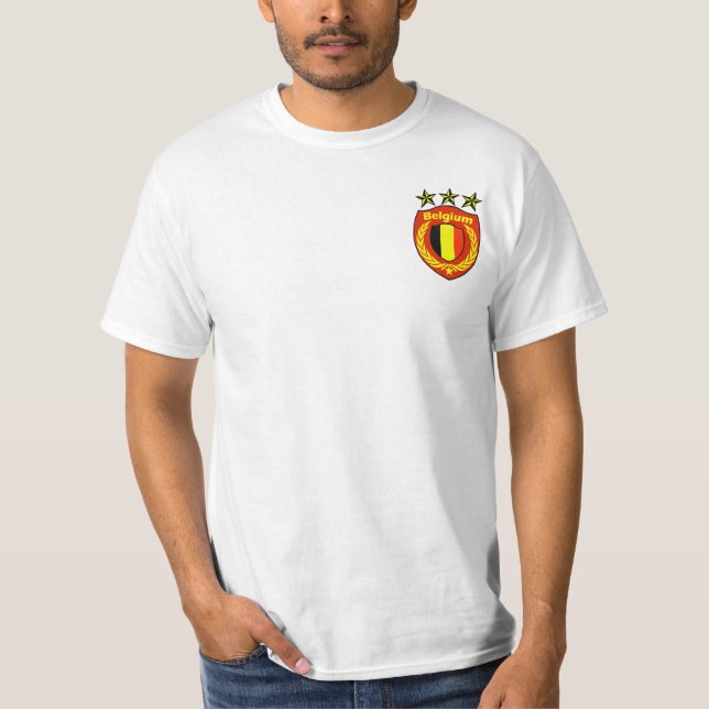 Personalized & Custom Belgium Sport Jersey T-Shirt (Front)