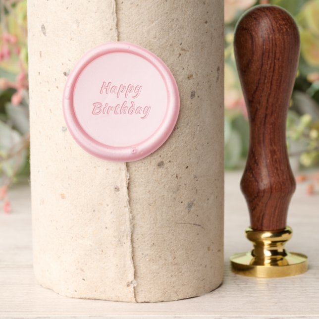 Personalized Custom Birthday Wax Seals Template (Insitu (Parchment))