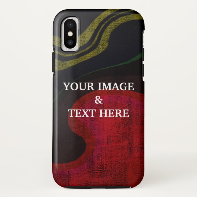 Personalized Custom Black Your Own Photo Case-Mate iPhone Case (Back)