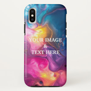 Personalized Custom Black Your Own Photo iPhone X Case