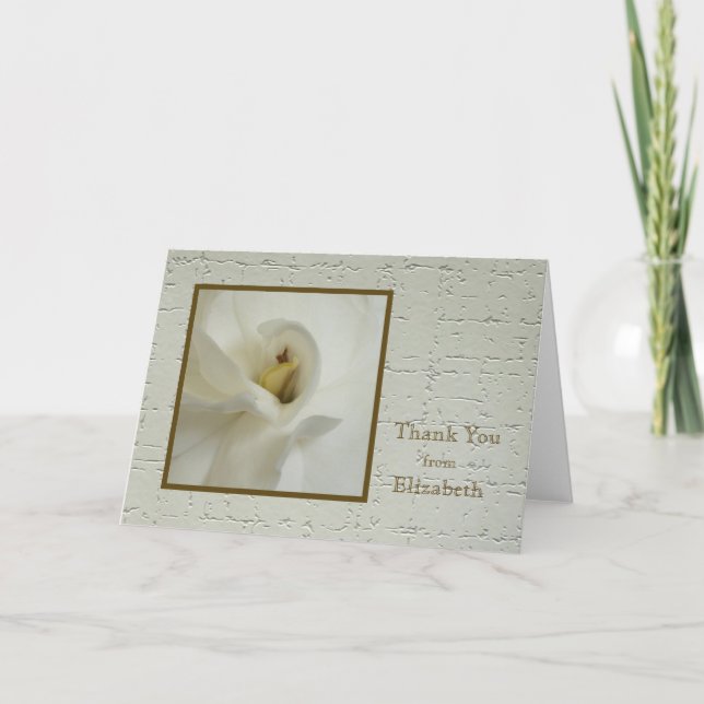 Personalized Custom Blank Thank You Card (Front)