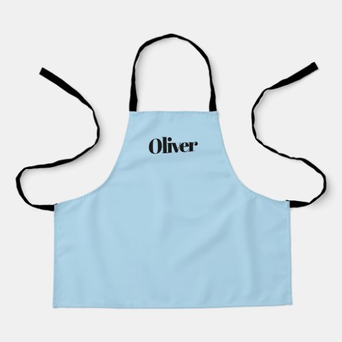 Personalized Custom Blue Apron for Boys who Cook