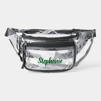 Personalized Custom Bold Green Script Name Stadium