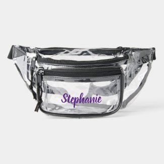Personalized Custom Bold Purple Name Stadium