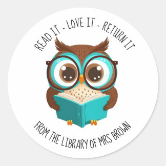 Personalized Custom Book Stickers | Bookplate Labe