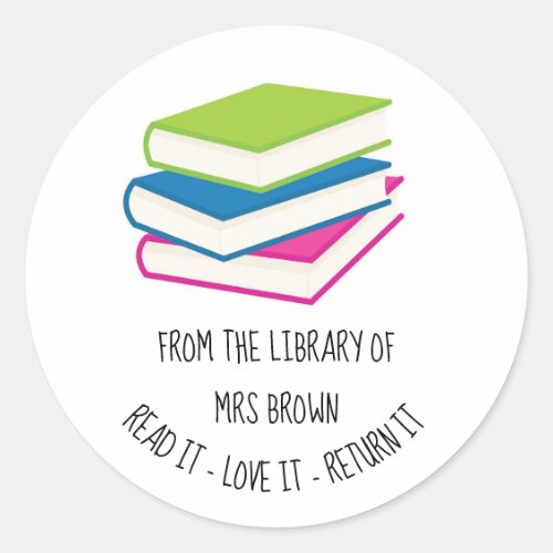 Personalized Custom Book Stickers | Bookplate Labe