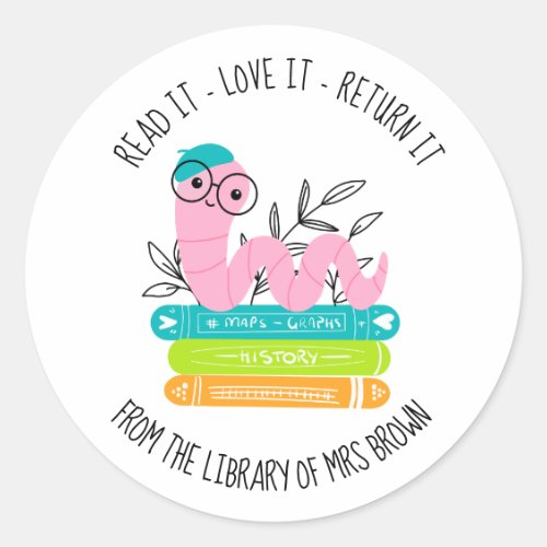 Personalized Custom Book Stickers | Bookplate Labe