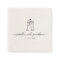 Personalized Custom Bubbles & Brews Themed Napkins