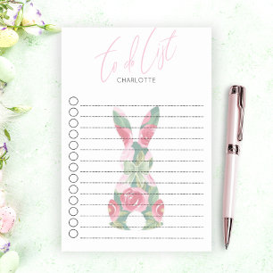 Personalized Custom Bunny Design Post-it Notes