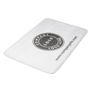 Personalized Custom Business Company Logo Website Bath Mat