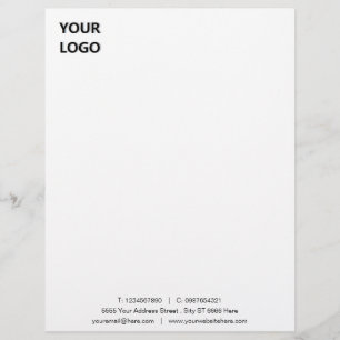 Personalized Custom Business Letterhead Template