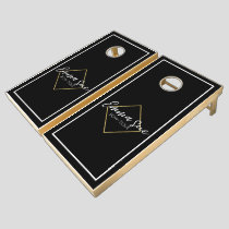 Personalized Custom Business Logo Company Event Co Cornhole Set