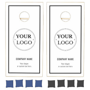 Personalized Custom Business Logo Company Event Cornhole Set