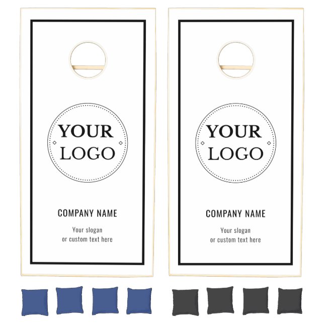 Personalized Custom Business Logo Company Event  Cornhole Set (Set)