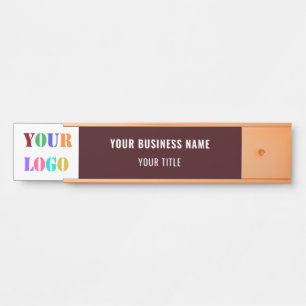 Personalized Custom Business Logo Name Door Sign