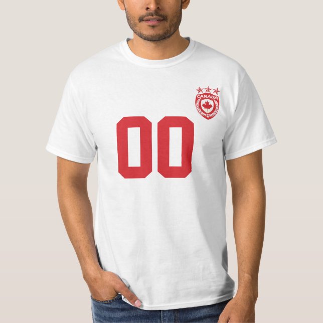 Personalized & Custom Canada Sport Jersey T-Shirt (Front)
